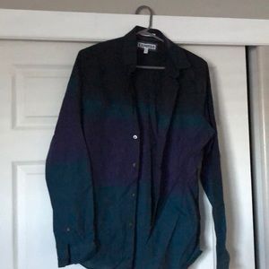 Express extra slim fit button up